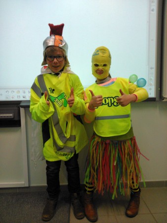 Mister Fluo Mauro en miss Fluo Sien